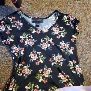 Flower print top
